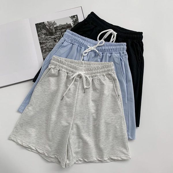 women's shorts yeeloca students' sports versatile casual pants summer high waist drawstring trousers 2021 slim loose wide leg, White;black
women's shorts yeeloca students' sports versatile casual pants summer high waist drawstring trousers 2021 slim loose wide leg, White;black