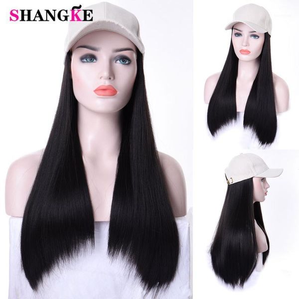 integrated long synthetic baseball cap natural black / brown heat resistant hairpiece straight hair1
integrated long synthetic baseball cap natural black / brown heat resistant hairpiece straight hair1