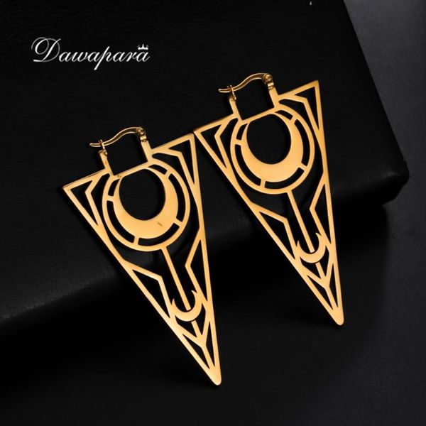 hoop & huggie dawapara pentagram moon hollow stainless steel vintage earrings geometric hyperbolic women jewelry, Golden;silver
hoop & huggie dawapara pentagram moon hollow stainless steel vintage earrings geometric hyperbolic women jewelry, Golden;silver