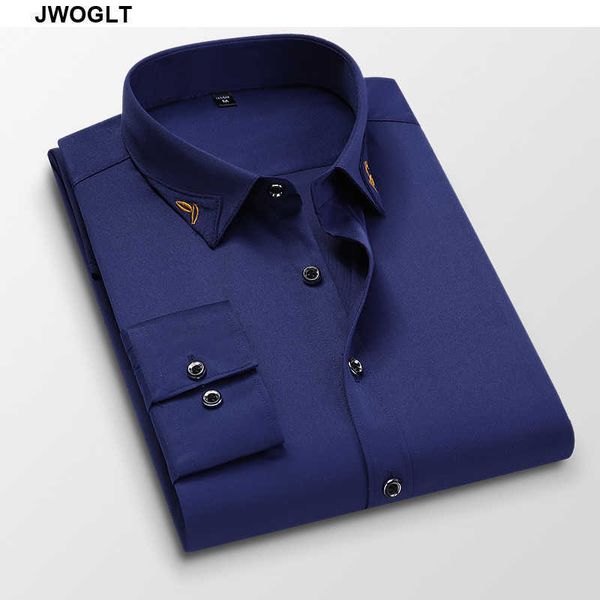 spring and autumn men's long-sleeved shirt slim fit korean style wrinkle-ironing stretch shirt youth casual men's clothing 210528, White;black
spring and autumn men's long-sleeved shirt slim fit korean style wrinkle-ironing stretch shirt youth casual men's clothing 210528, White;black