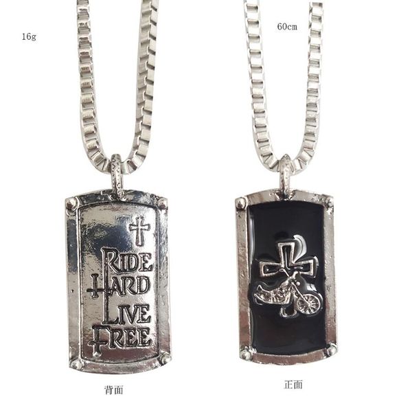 pendant necklaces trend men's hip hop punk necklace motorcycle cross boyfriend gift jewelry wholesale, Silver
pendant necklaces trend men's hip hop punk necklace motorcycle cross boyfriend gift jewelry wholesale, Silver