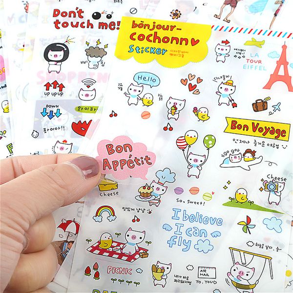 6pieces/lot 6pcs cute cartoon kawaii washi tape stickers paper adhesive sticker for kids diy scrapbooking albums stationery supplies
6pieces/lot 6pcs cute cartoon kawaii washi tape stickers paper adhesive sticker for kids diy scrapbooking albums stationery supplies