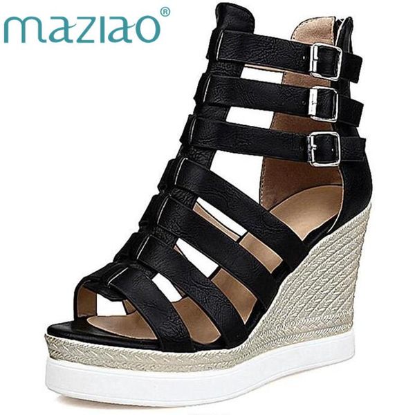 gladiator shoes women platform wedges high heel sandals rome ladies wedge heels zip black white plus size 34-43
gladiator shoes women platform wedges high heel sandals rome ladies wedge heels zip black white plus size 34-43
