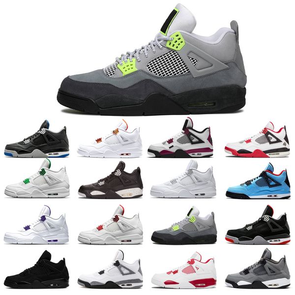 4 4s basketball shoes men woman black cat court purple university red neon bred alternate orange metallic white cement cool grey sports
4 4s basketball shoes men woman black cat court purple university red neon bred alternate orange metallic white cement cool grey sports