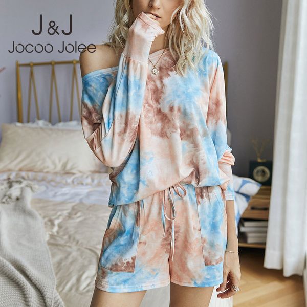 tie dye print casual leisure wear shorts 2 piece suit set women clothes loose batwing sleeve tracksuit jogging sport gym 210518, White
tie dye print casual leisure wear shorts 2 piece suit set women clothes loose batwing sleeve tracksuit jogging sport gym 210518, White
