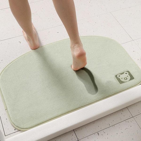 bath mats absorbent floor bathroom door non-slip kitchen bedroom carpets