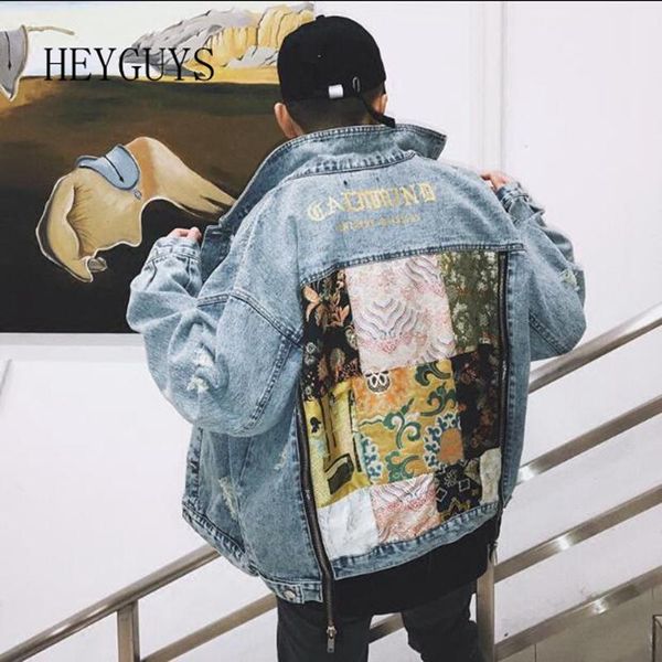 men's jackets 2021 retro zipper loose denim jacket street fashion men and women hole flower stitching casual, Black;brown
men's jackets 2021 retro zipper loose denim jacket street fashion men and women hole flower stitching casual, Black;brown