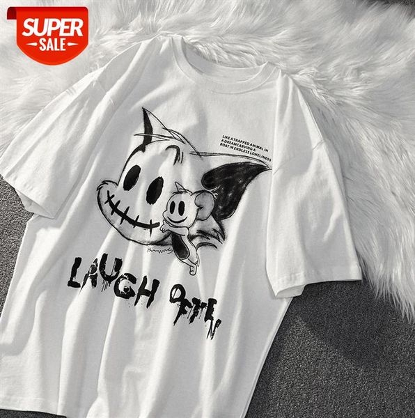 cotton fashion temperament korean style college loose head cartoon round neck short-sleeved t-shirt women #rz8r, Black;gray
cotton fashion temperament korean style college loose head cartoon round neck short-sleeved t-shirt women #rz8r, Black;gray
