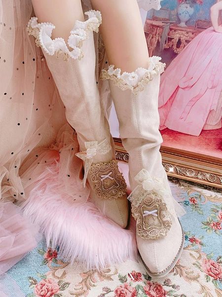 boots womens pointed toe knee thigh high lace chunky heel shoes suede leather princess lolita diy sweet girls x-mas gift, Black
boots womens pointed toe knee thigh high lace chunky heel shoes suede leather princess lolita diy sweet girls x-mas gift, Black