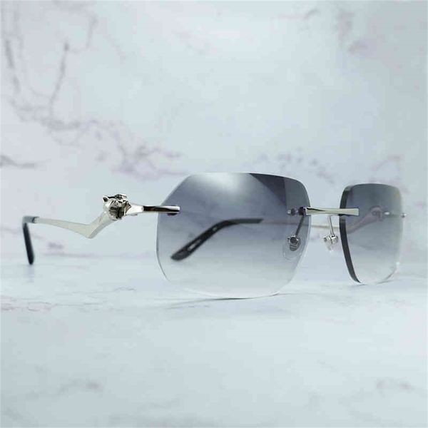 classic sunglasses mens panther rimless trending sun glasses retro classic shades eyewear for women lentes de sol french, White;black
classic sunglasses mens panther rimless trending sun glasses retro classic shades eyewear for women lentes de sol french, White;black