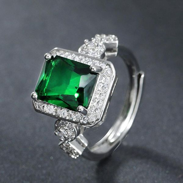 cluster rings fashion square green crystal emerald gemstones diamonds for women white gold silver color jewelry bague party gift, Golden;silver
cluster rings fashion square green crystal emerald gemstones diamonds for women white gold silver color jewelry bague party gift, Golden;silver