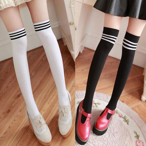 spring and summer jk thin high knee socks female student college wind long middle tube leg thigh stockings, Red;black
spring and summer jk thin high knee socks female student college wind long middle tube leg thigh stockings, Red;black