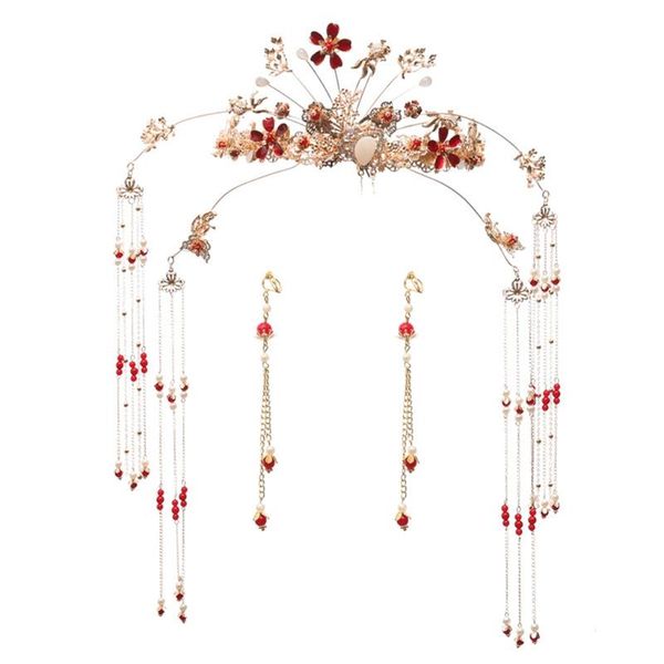 hair clips & barrettes bride retro chinese style ornaments tassel women wedding headdress earrings mxmf, Golden;silver
hair clips & barrettes bride retro chinese style ornaments tassel women wedding headdress earrings mxmf, Golden;silver