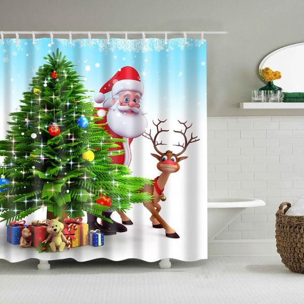 shower curtains christmas decoration santa claus curtain washable eco-friendly waterproof with plastic hook b1102
shower curtains christmas decoration santa claus curtain washable eco-friendly waterproof with plastic hook b1102