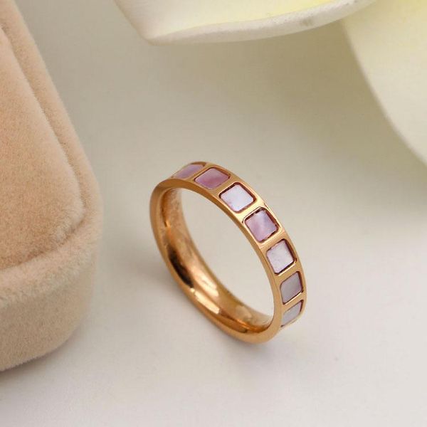 wedding rings rose gold color stainless steel ring women gift accessories, elegant square mother of pearl shell jewelry, Slivery;golden
wedding rings rose gold color stainless steel ring women gift accessories, elegant square mother of pearl shell jewelry, Slivery;golden