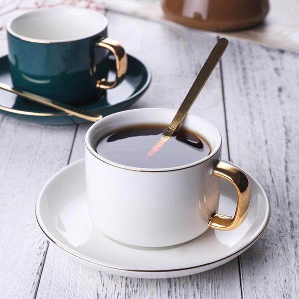 cups & saucers european ceramic coffee cup set simple creative light luxury gold rim solid color reusable tazas de cafe drinkware be50cp
cups & saucers european ceramic coffee cup set simple creative light luxury gold rim solid color reusable tazas de cafe drinkware be50cp