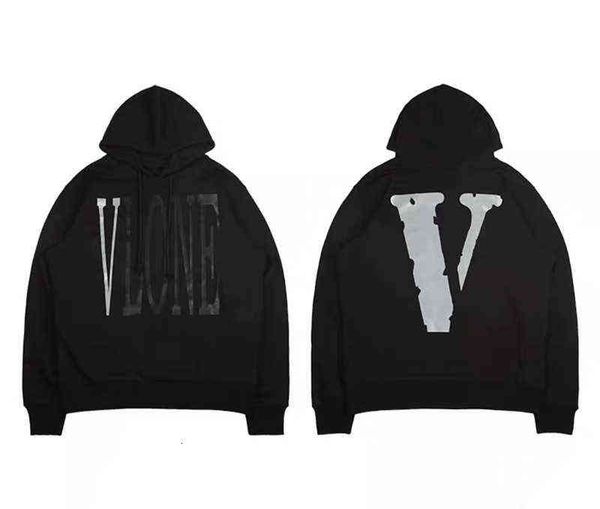 version correct autumn winter fashion reflective large v limited men's and women's hoodie, Black
version correct autumn winter fashion reflective large v limited men's and women's hoodie, Black