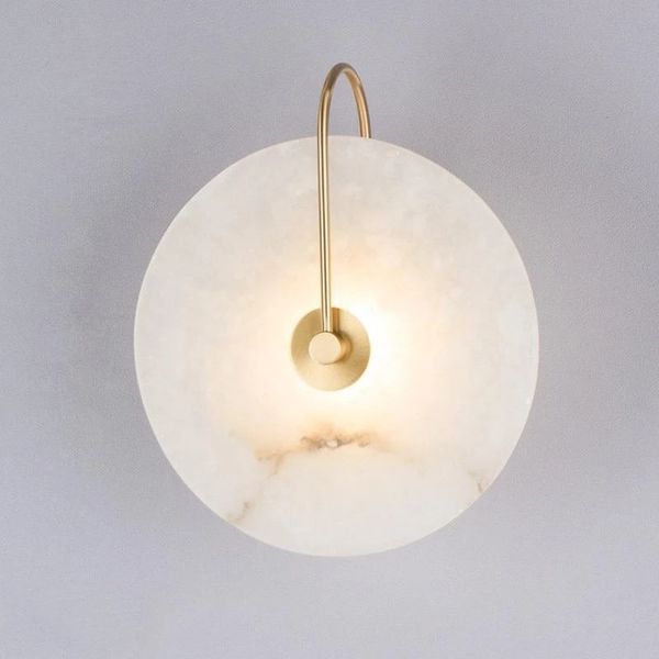 the corridor surface installs the round shade 3w night simple natural spanish marble decoration led wall lamp
the corridor surface installs the round shade 3w night simple natural spanish marble decoration led wall lamp