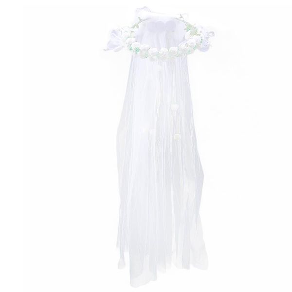 bridal veils 1pc wedding veil with wreath delicate white hair band floral headdress for ladies women, Black
bridal veils 1pc wedding veil with wreath delicate white hair band floral headdress for ladies women, Black