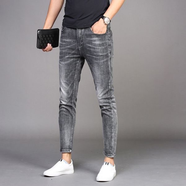 men's jeans wholesale denim jeans men's trendy brand slim feet casual long pants korean style summer thin smoke gray pencil qj2z, Blue
men's jeans wholesale denim jeans men's trendy brand slim feet casual long pants korean style summer thin smoke gray pencil qj2z, Blue