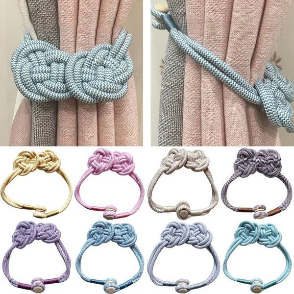 other home decor magnetic tied wood buckle weaving rope curtain tieback holder stylish practical convenient multi-occasional decoration
other home decor magnetic tied wood buckle weaving rope curtain tieback holder stylish practical convenient multi-occasional decoration