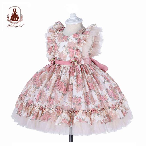 yoliyolei spanish lolita baby dress embroidery girls gowns kids child princess 1st birthday party clothes new born girls dresses g1129, Red;yellow
yoliyolei spanish lolita baby dress embroidery girls gowns kids child princess 1st birthday party clothes new born girls dresses g1129, Red;yellow