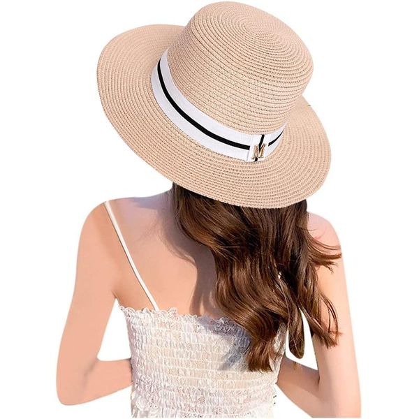 wide brim hats 2021 foldable sun for women casual versatile big beach hat outside travel straw cap sombreros de mujer#p4, Blue;gray
wide brim hats 2021 foldable sun for women casual versatile big beach hat outside travel straw cap sombreros de mujer#p4, Blue;gray