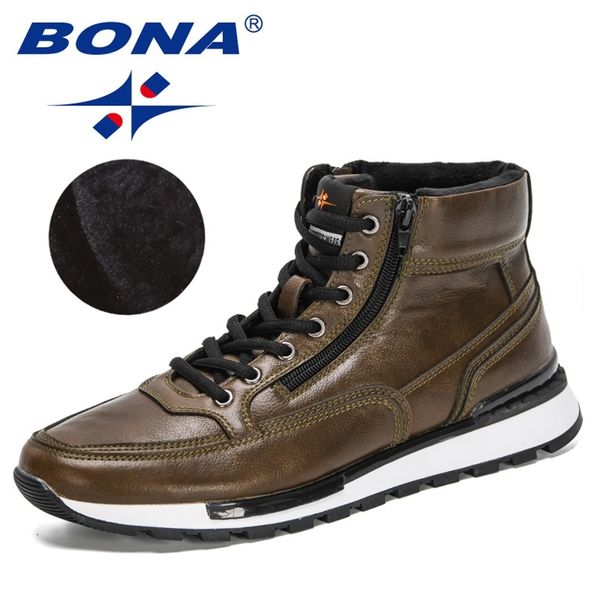 bona designers winter shoes men casual shoes high male boots warm ankle boots mansculino footwear chaussure homme 211106, Black
bona designers winter shoes men casual shoes high male boots warm ankle boots mansculino footwear chaussure homme 211106, Black