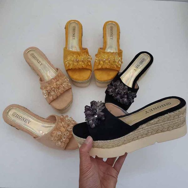 slippers casual shoes for girls platform on a wedge string bead slides square toe med flock luxury lady rubber fabric pu, Black
slippers casual shoes for girls platform on a wedge string bead slides square toe med flock luxury lady rubber fabric pu, Black