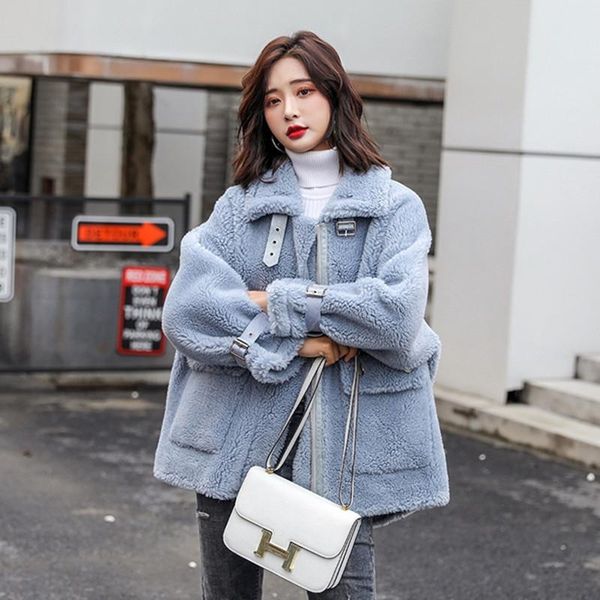 women's fur & faux women winter teddy jacket chic coats female girls lamb wool plush snow outwear qh91, Black
women's fur & faux women winter teddy jacket chic coats female girls lamb wool plush snow outwear qh91, Black