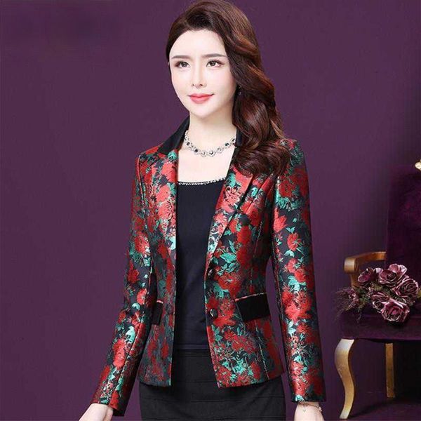 women's suits & blazers 2021 spring fall vintage women red dobby floral patchwork slim blazer coat , woman clothes 4xl flower coats, White;black
women's suits & blazers 2021 spring fall vintage women red dobby floral patchwork slim blazer coat , woman clothes 4xl flower coats, White;black