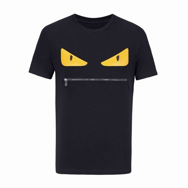 summer men's t-shirt short sleeve luxury fashion eye print cotton fast shipping, White;black
summer men's t-shirt short sleeve luxury fashion eye print cotton fast shipping, White;black