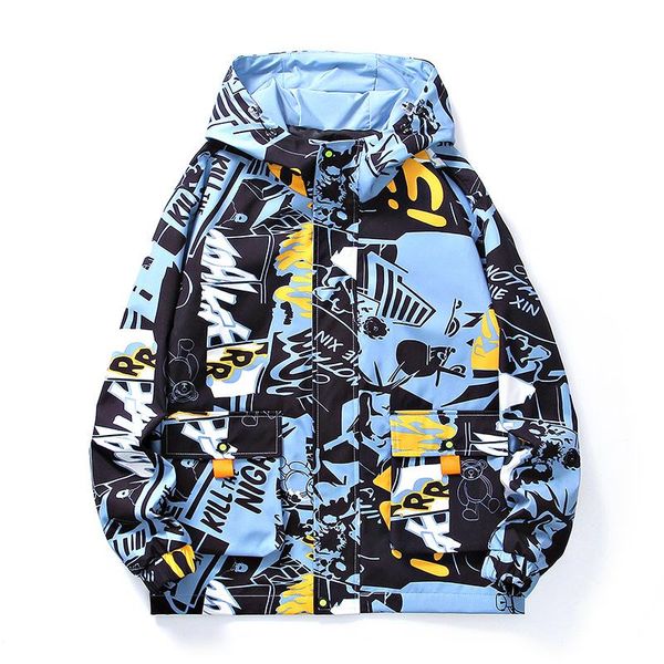 men's jackets 895 m-8xl graffiti print jacket oversize student coats travelling outwear loose style with hooded male clothes, Black;brown
men's jackets 895 m-8xl graffiti print jacket oversize student coats travelling outwear loose style with hooded male clothes, Black;brown