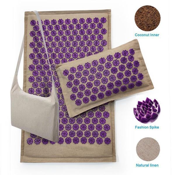 yoga mats 2021 natural flax coconut palm mat lotus ear massage pillow shiatsu cushion
yoga mats 2021 natural flax coconut palm mat lotus ear massage pillow shiatsu cushion