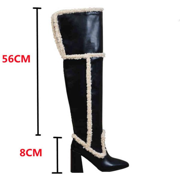 boots women's over-the-knee winter warmest square toe female shoes mixed colors crude heel banquet botas de mujer q3t, Black
boots women's over-the-knee winter warmest square toe female shoes mixed colors crude heel banquet botas de mujer q3t, Black