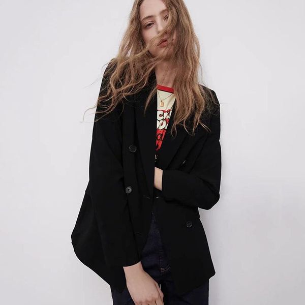 casual commute suit 2021 spring autumn black blazers suits neutral minimalist women double breasted solid colors office women's &, White;black
casual commute suit 2021 spring autumn black blazers suits neutral minimalist women double breasted solid colors office women's &, White;black