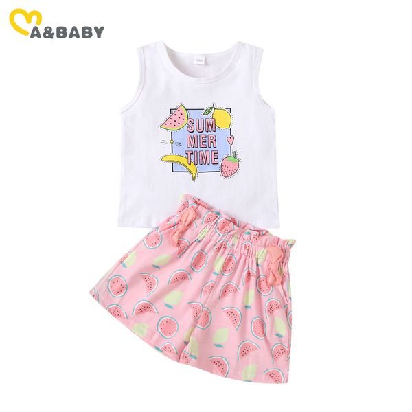 1-5y summer toddler kid girls clothes set cute fruit print vest watermelon shorts casual outfits child costumes 210515, White
1-5y summer toddler kid girls clothes set cute fruit print vest watermelon shorts casual outfits child costumes 210515, White