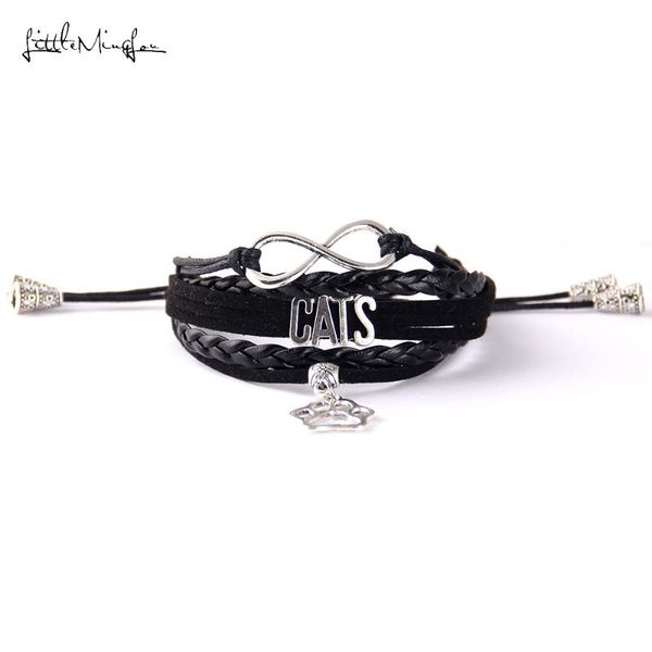 charm bracelets little minglou infinity cats bracelet pet adjustable strap tassel men & bangles for women jewelry, Golden;silver
charm bracelets little minglou infinity cats bracelet pet adjustable strap tassel men & bangles for women jewelry, Golden;silver