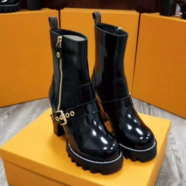 boots patent leather platform ankle high heel zipper women fashion black shoes genuine
boots patent leather platform ankle high heel zipper women fashion black shoes genuine