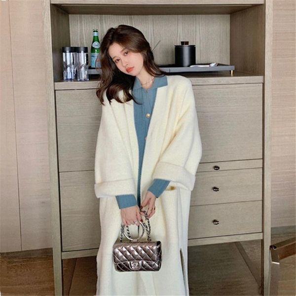 women's trench coats superaen solid imitation mink coat autumn winter loose long sweater cardigan jacket, Tan;black
women's trench coats superaen solid imitation mink coat autumn winter loose long sweater cardigan jacket, Tan;black