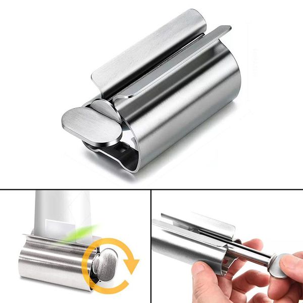toothbrush holders 1set rolling toothpaste squeezer tube dispenser holder rack stainless steel bathroom accessories
toothbrush holders 1set rolling toothpaste squeezer tube dispenser holder rack stainless steel bathroom accessories