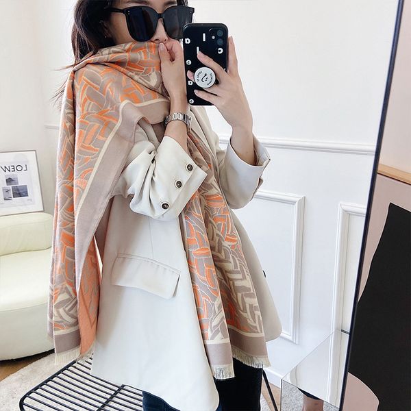 korean version long spring autumn scarf imitation cashmere double-sided shawl dual-purpose warm and foreign style winter cloak bib, Blue;gray
korean version long spring autumn scarf imitation cashmere double-sided shawl dual-purpose warm and foreign style winter cloak bib, Blue;gray