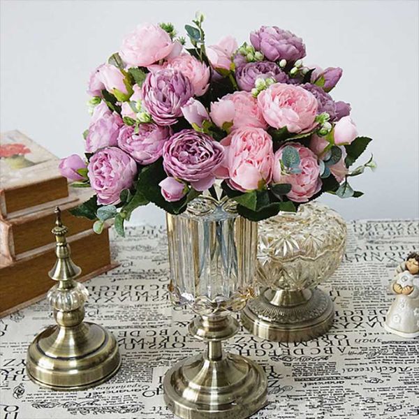 decorative flowers & wreaths 1 bouquet silk cloth persia rose artificial bride holding flower for wedding fake party home decoration
decorative flowers & wreaths 1 bouquet silk cloth persia rose artificial bride holding flower for wedding fake party home decoration