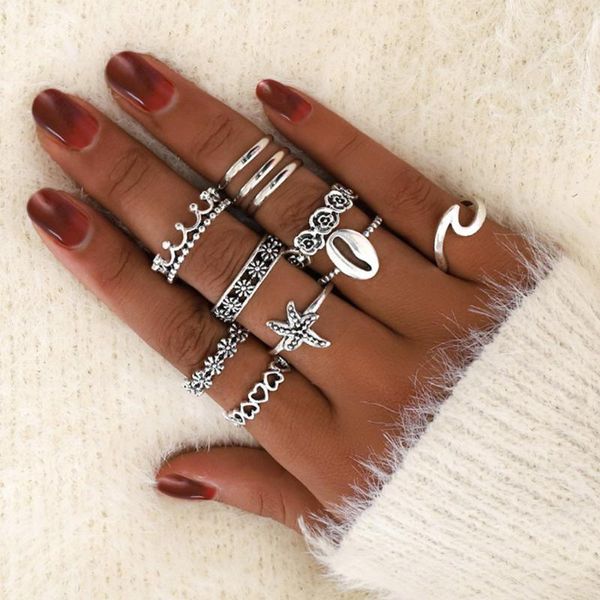wedding rings 12pcs per set wholesale bohemia jewelry trendy shell and crown shape fashionable for women promotion gifts, Slivery;golden
wedding rings 12pcs per set wholesale bohemia jewelry trendy shell and crown shape fashionable for women promotion gifts, Slivery;golden