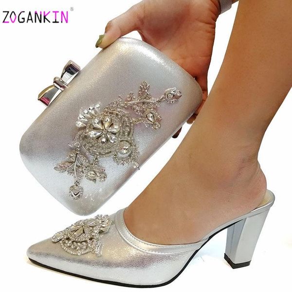 dress shoes autumn slipper african sets silver color italian with matching bags nigerian and bag to match for party, Black
dress shoes autumn slipper african sets silver color italian with matching bags nigerian and bag to match for party, Black