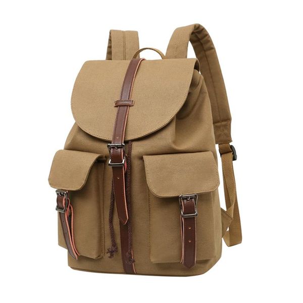 backpack casual canvas bag shoulder computer korean version of the trendy student school travel brown
backpack casual canvas bag shoulder computer korean version of the trendy student school travel brown