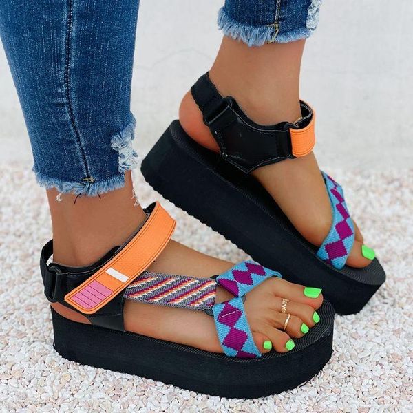 sandals fashion women's platform gladiator beach outdoor ladies mixed colors wedges summer women zapatos de mujer, Black
sandals fashion women's platform gladiator beach outdoor ladies mixed colors wedges summer women zapatos de mujer, Black