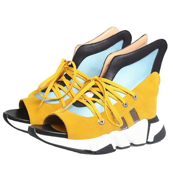 suede women sandals height increasing trainers peep toe platform wedge shoes woman gladiator sandal creepers casual beach, Black
suede women sandals height increasing trainers peep toe platform wedge shoes woman gladiator sandal creepers casual beach, Black