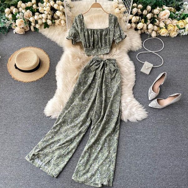 autumn bohemian floral printed womenpant two piece set square collar short sleeve high waist wide leg pants fashion, White
autumn bohemian floral printed womenpant two piece set square collar short sleeve high waist wide leg pants fashion, White