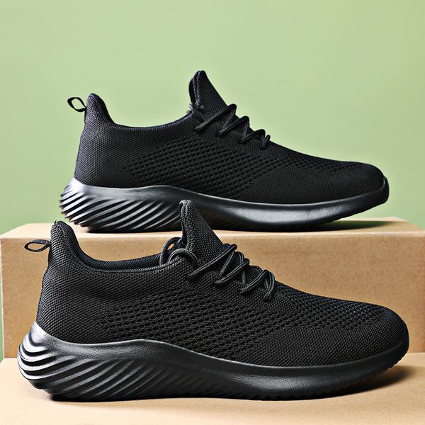 spring autumn men lightweight running shoes outdoor flying woven breathable casual sneakers large size zapatillas hombre, Black
spring autumn men lightweight running shoes outdoor flying woven breathable casual sneakers large size zapatillas hombre, Black